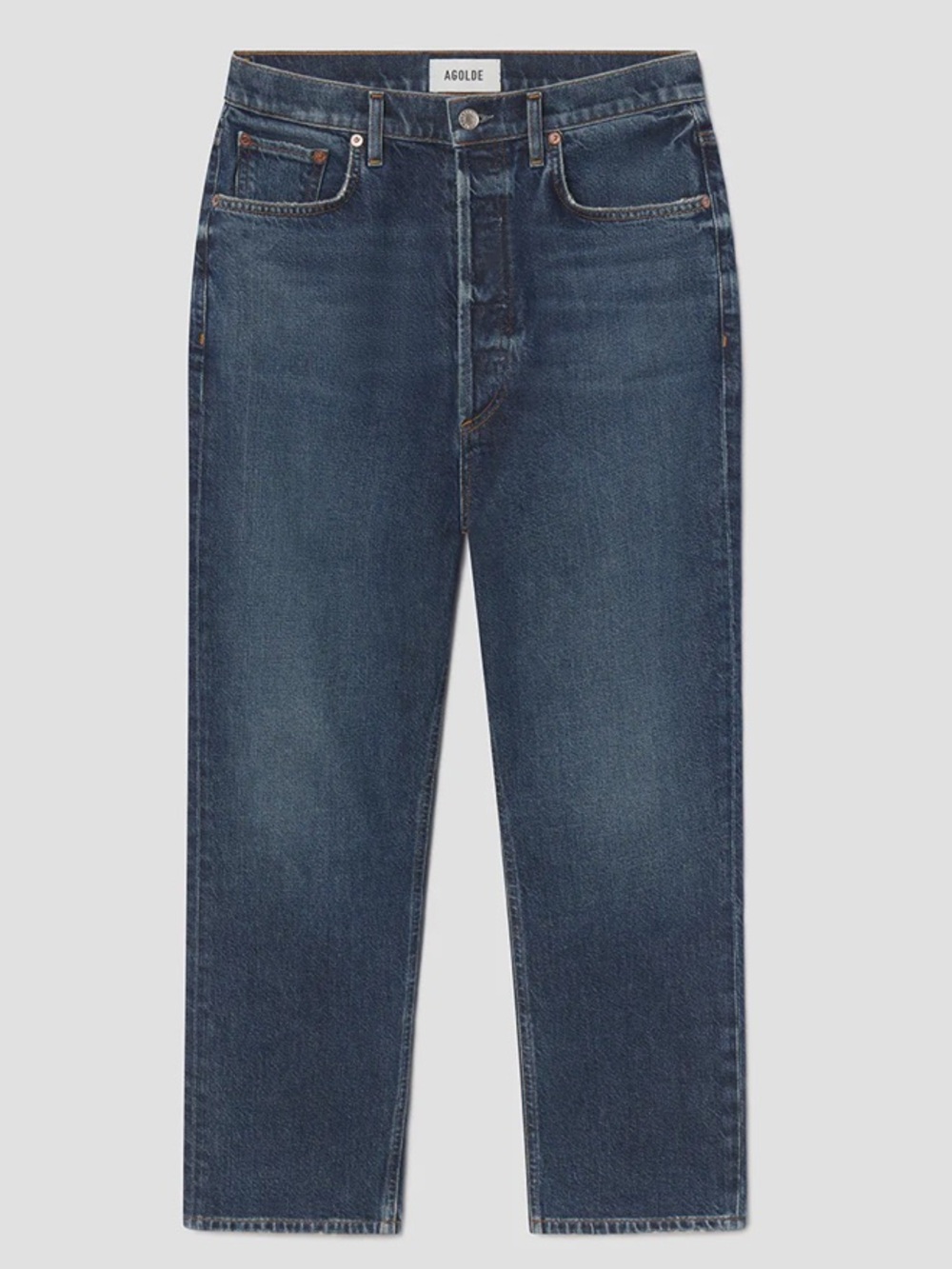 NWT Agolde Riley Straight Leg Crop Jeans